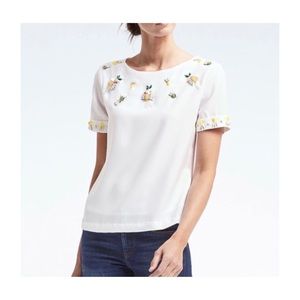 Banana Republic Embellished Top